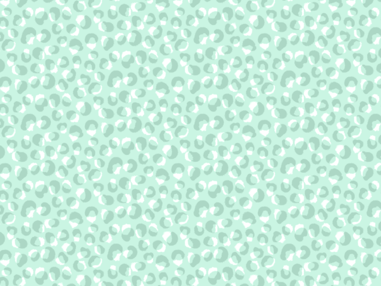 Leopard Print Mintgreen Pattern
